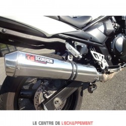 Silencieux SCORPION Factory rond Adapt.Suzuki GSF BANDIT 650 / GSX 650 F / GSF 1250 BANDIT et GSX 1250 FA