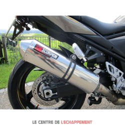 Silencieux SCORPION Factory rond Adapt.Suzuki GSF BANDIT 650 / GSX 650 F / GSF 1250 BANDIT et GSX 1250 FA