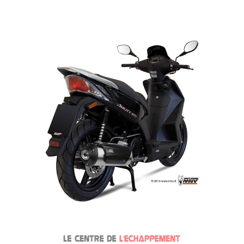 Ligne Complète MIVV URBAN Adapt.Kymco AGILITY 125 2008-2012 avec catalyseur