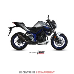 Silencieux MIVV SUONO Steel Black Adapt.Yamaha MT 03 (300cc) 2016-...