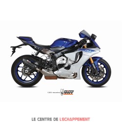 Silencieux MIVV SUONO Steel Black Adapt.Yamaha YZF 1000 R1 2015-...