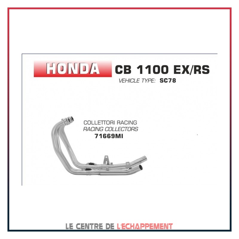 Collecteur pour Honda CB 1100 EX 2014-...