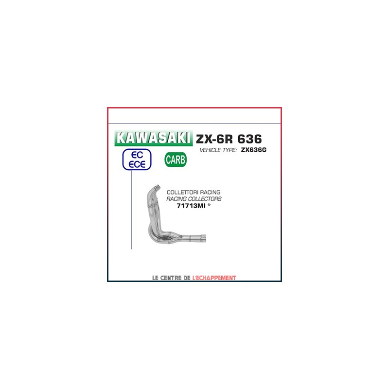 Collecteur pour Kawasaki ZX6R 636 2019-...