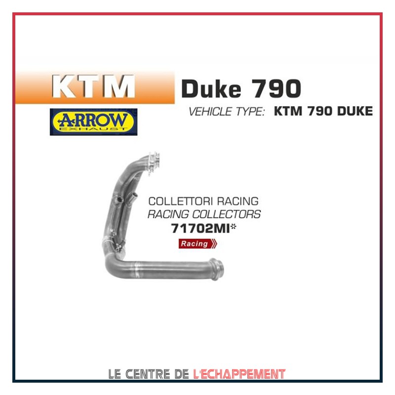 Racing De-Cat Mid Pipe - Super Duke 1290 R (2014-2019