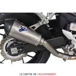 Silencieux TERMIGNONI SLIP-ON Hexagonal conique Honda CB 500 F / CBR 500 R et CB 500 X 2019-...