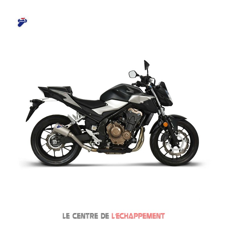 Silencieux TERMIGNONI GP Style conique Honda CB 500 F / CBR 500 R et CB 500 X 2019-...