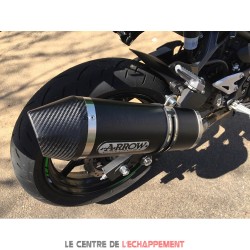Silencieux ARROW Race Tech Kawasaki Z 400 2019-... Coupelle Carbone