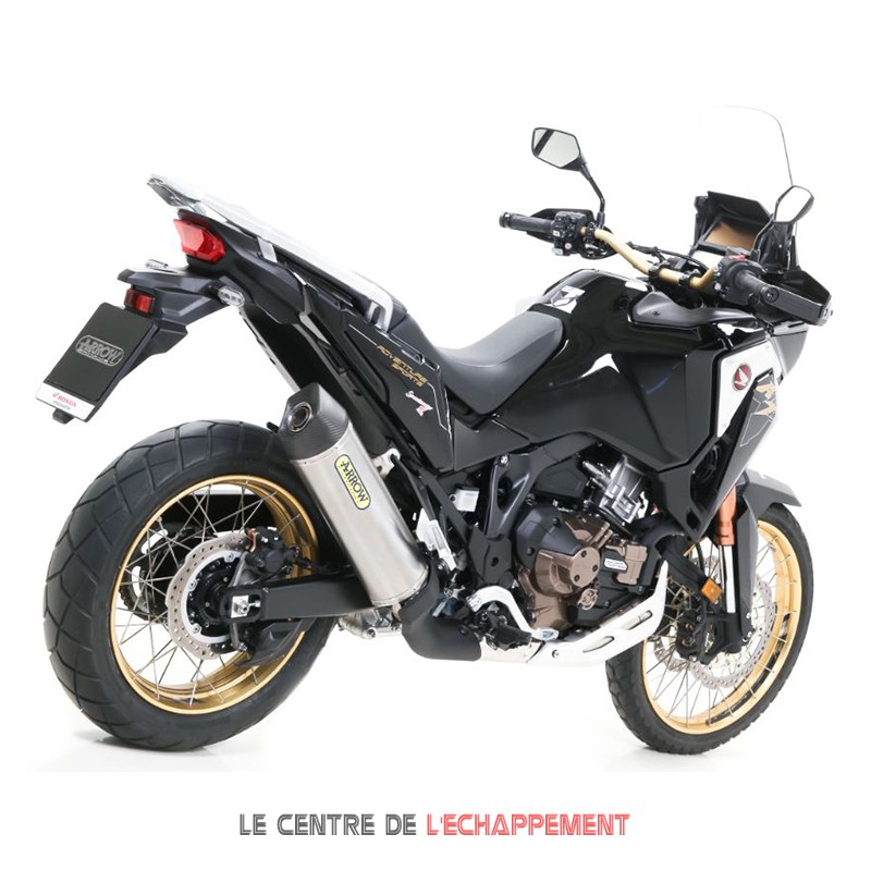 Silencieux ARROW Maxi Race-Tech Honda CRF 1100 L Africa Twin 2020-... Coup. Carbone