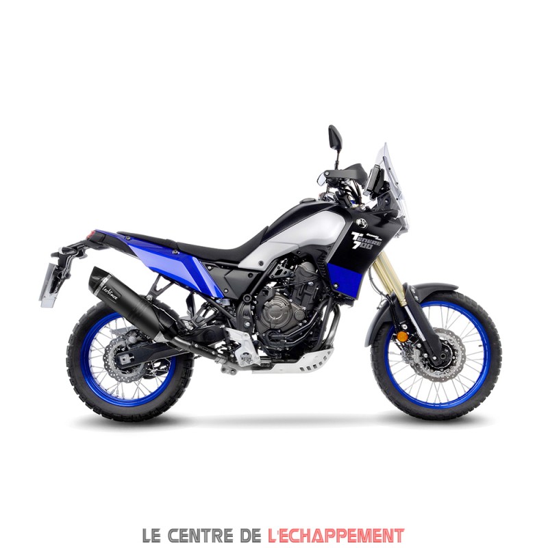 Silencieux LEOVINCE LV ONE Evo Black Edition Yamaha Ténéré 700 2019-... Coupelle Carbone