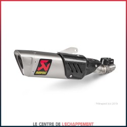 Silencieux AKRAPOVIC Slip-On Yamaha YZF 600 R6 2017-... Coupelle Carbone