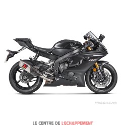 Silencieux AKRAPOVIC Slip-On Yamaha YZF 600 R6 2017-... Coupelle Carbone