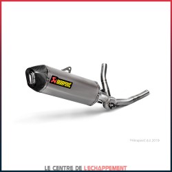 Demi Ligne AKRAPOVIC Slip-On Suzuki DL 650 V-STROM 2017-... Coupelle Carbone