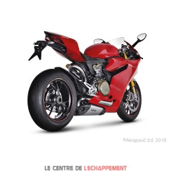 Ligne Complète AKRAPOVIC Evolution Line Ducati PANIGALE 899 / 1199 Coupelle Carbone