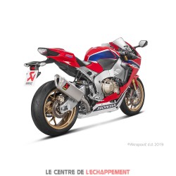 Ligne Complète AKRAPOVIC Racing Line Honda CBR 1000 RR 2017-2019 Coupelle Carbone