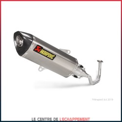 Ligne Complète AKRAPOVIC Racing Line Honda FORZA 125 2017-... Coupelle Carbone