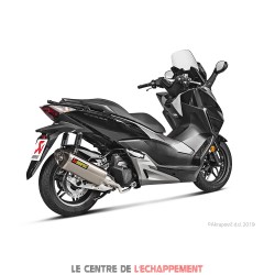 Ligne Complète AKRAPOVIC Racing Line Honda FORZA 125 2017-... Coupelle Carbone