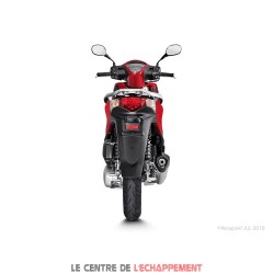 Ligne Complète AKRAPOVIC Racing Line Honda SH 125 SCOOPY I.E (avec ABS) 2013-2016