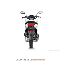 Ligne Complète AKRAPOVIC Racing Line Honda SH 125 SCOOPY I.E (avec ABS) 2013-2016