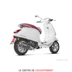 Ligne Complète AKRAPOVIC Racing Line Piaggio VESPA PRIMAVERA I-GET 2017-... Et VESPA SPRINT 125 2017-... Coupelle Carbone