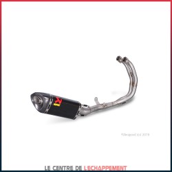 Ligne Complète AKRAPOVIC Racing Line Yamaha MT 03 2016-... Et R 3 2015-... Coupelle Carbone