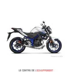 Ligne Complète AKRAPOVIC Racing Line Yamaha MT 03 2016-... Et R 3 2015-... Coupelle Carbone