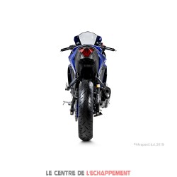 Ligne Complète AKRAPOVIC Racing Line Yamaha MT 03 2016-... Et R 3 2015-... Coupelle Carbone