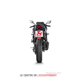 Ligne Complète AKRAPOVIC Racing Line Yamaha MT 03 2016-... Et R 3 2015-... Coupelle Carbone
