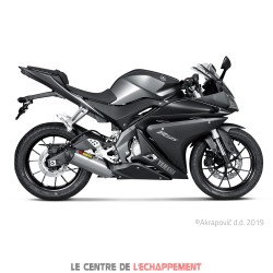 Ligne Complète AKRAPOVIC Racing Line Yamaha MT 125 2014-... Et YZF 125 R 2014-2016 Coupelle Carbone