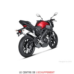 Ligne Complète AKRAPOVIC Racing Line Yamaha MT 125 2014-... Et YZF 125 R 2014-2016 Coupelle Carbone