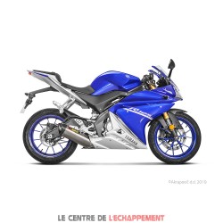 Ligne Complète AKRAPOVIC Racing Line Yamaha MT 125 2017-2019 et YZF 125 R 2017-2018 Coupelle Carbone