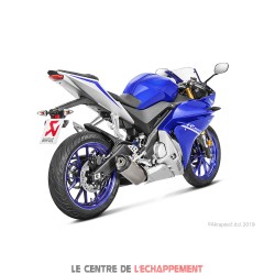 Ligne Complète AKRAPOVIC Racing Line Yamaha MT 125 2017-2019 et YZF 125 R 2017-2018 Coupelle Carbone