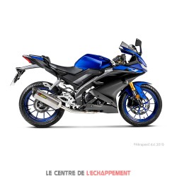 Ligne Complète AKRAPOVIC Racing Line Yamaha MT 125 2020-... Et YZF 125 R 2019-... Coupelle Carbone