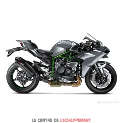 Silencieux AKRAPOVIC Evolution Line Kawasaki H2 NINJA 2015-2016 Coupelle Carbone