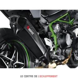 Silencieux AKRAPOVIC Evolution Line Kawasaki H2 NINJA 2015-2019 Coupelle Carbone