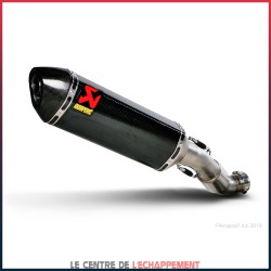 Silencieux AKRAPOVIC Slip-On Aprilia RSV4 / RSV4 FACTORY et TUONO 1000 V4R / APRC Coupelle Carbone