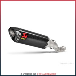 Silencieux AKRAPOVIC Slip-On Aprilia RSV4 RR / RSV 4 RF 2015-2016 Coupelle Carbone