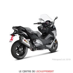 Silencieux AKRAPOVIC Slip-On BMW C 650 SPORT 2016-... Coupelle Carbone