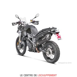 Silencieux AKRAPOVIC Slip-On BMW F 650/700/800 GS (800CC) Coupelle Carbone