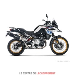 Silencieux AKRAPOVIC Slip-On BMW F 750 GS (850 cc) et F 850 GS / ADVENTURE 2018-... Coupelle Carbone