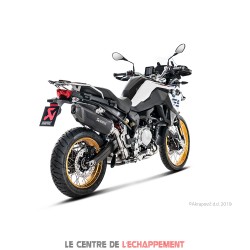 Silencieux AKRAPOVIC Slip-On BMW F 750 GS (850 cc) et F 850 GS / ADVENTURE 2018-... Coupelle Carbone