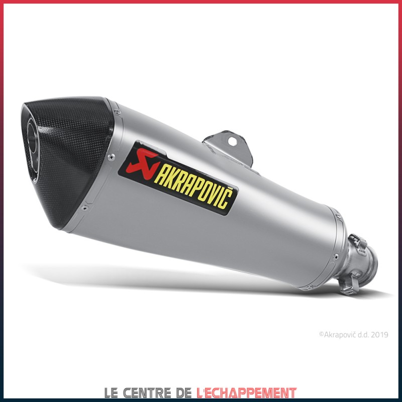 Silencieux AKRAPOVIC Slip-On BMW K 1300 R / S 2009-2016 Coupelle Carbone