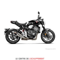 Silencieux AKRAPOVIC Slip-On Conique Honda CB 1000 R 2018-... Coupelle Carbone