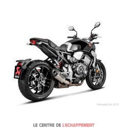 Silencieux AKRAPOVIC Slip-On Conique Honda CB 1000 R 2018-... Coupelle Carbone