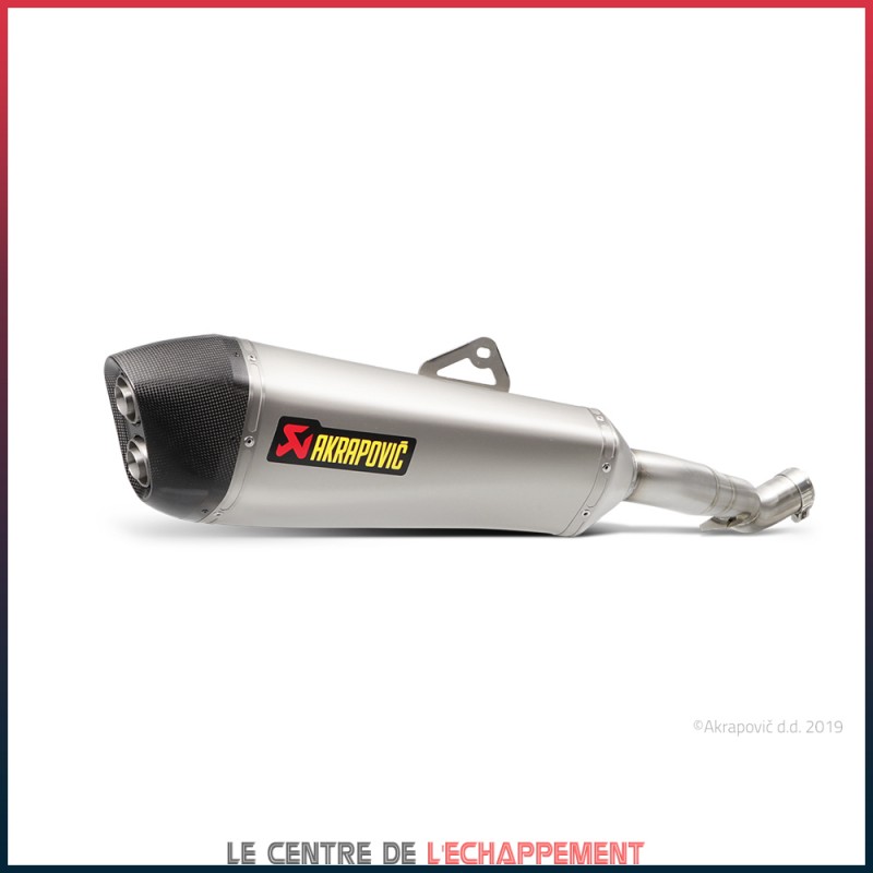 Silencieux AKRAPOVIC Slip-On Conique Honda CROSSTOURER 1200 2015-... Coupelle Carbone