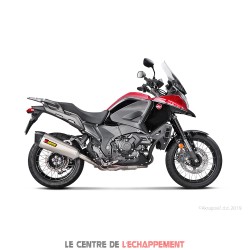 Silencieux AKRAPOVIC Slip-On Conique Honda CROSSTOURER 1200 2015-... Coupelle Carbone