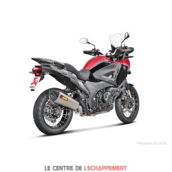 Silencieux AKRAPOVIC Slip-On Conique Honda CROSSTOURER 1200 2015-... Coupelle Carbone