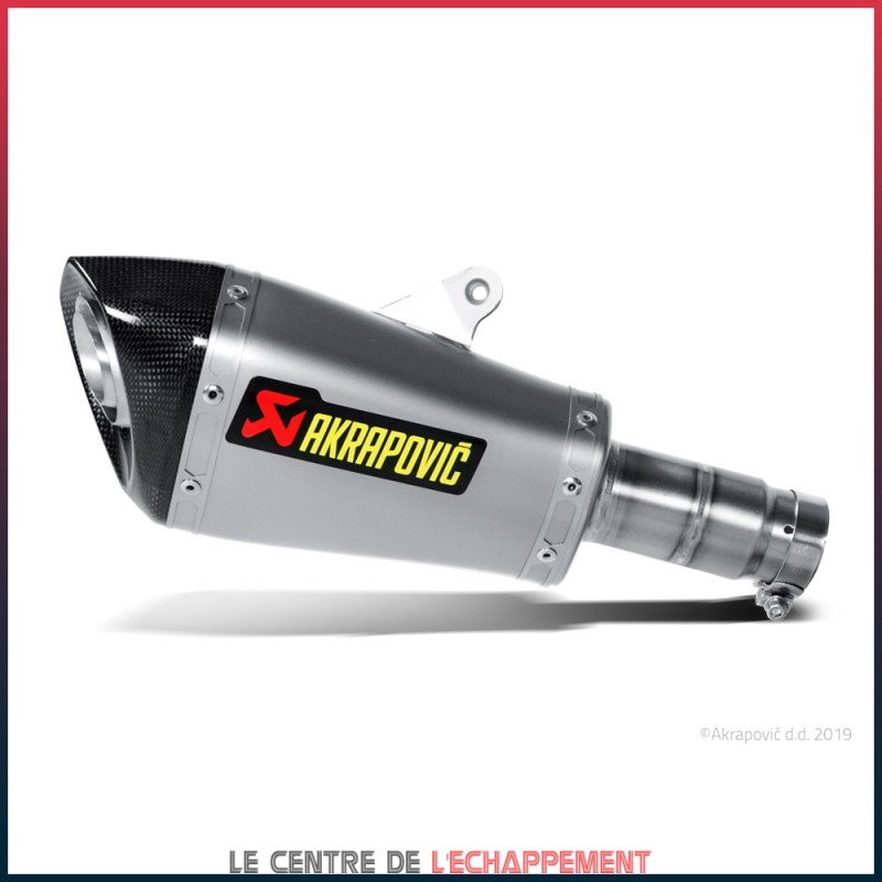 Silencieux AKRAPOVIC Slip-On Conique Yamaha YZF 600 R6 2010-... Coupelle Carbone