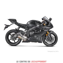 Silencieux AKRAPOVIC Slip-On Conique Yamaha YZF 600 R6 2010-... Coupelle Carbone