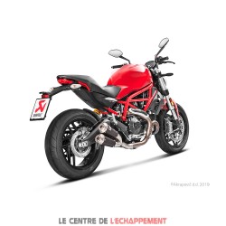 Silencieux AKRAPOVIC Slip-On Ducati MONSTER 797 2017-...