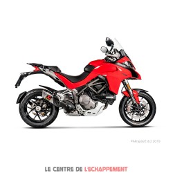 Silencieux AKRAPOVIC Slip-On Ducati MULTISTRADA 1200 / 1200 S / 1260 / 1260 S / PIKES PEAK  Coupelle Titane